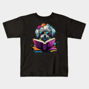 Maltese Reads Book Kids T-Shirt